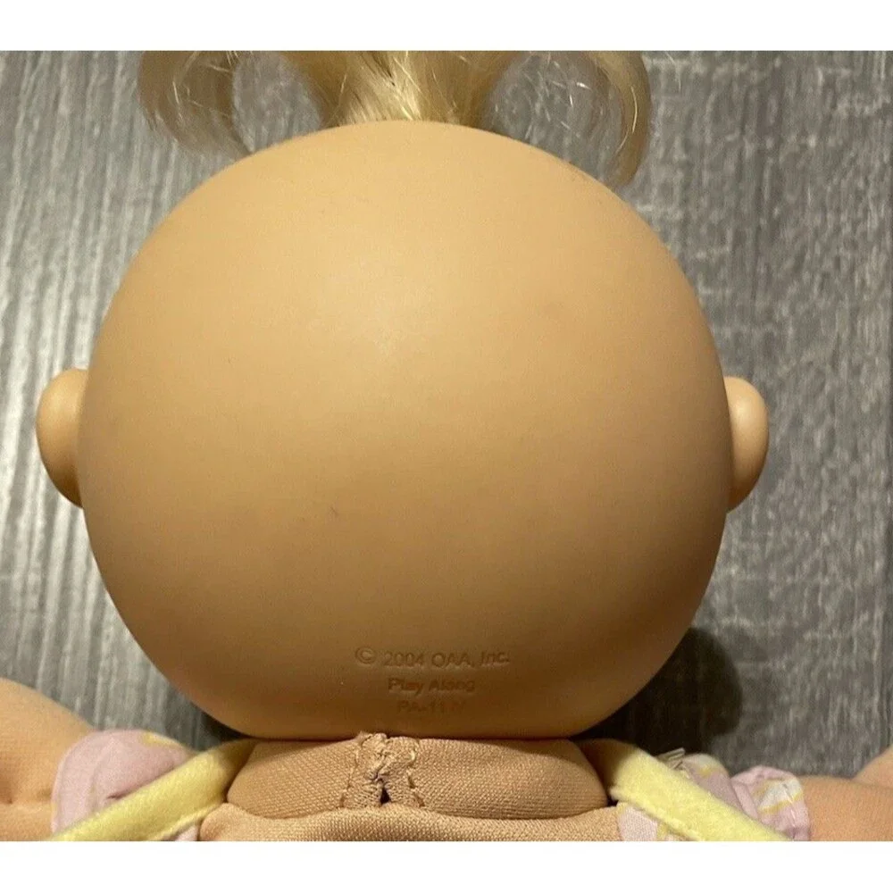 Cabbage Patch Kid Doll 11” Play Along Blonde Hair Diaper & Moon & Star Outfit